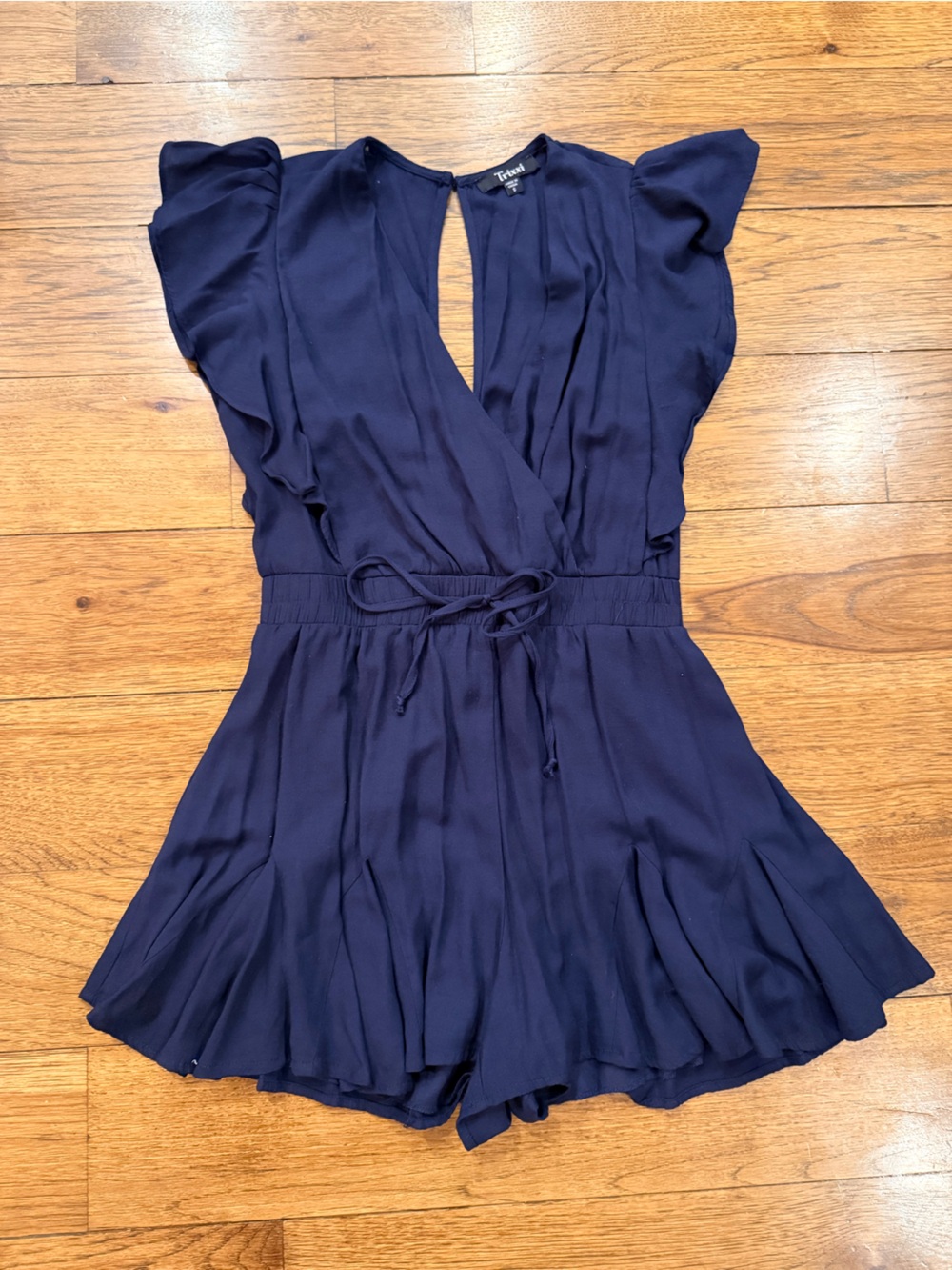 Trixxi Women’s Navy Romper